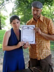 Vegans Dan and Leah are married, but they don't share a last name OR dairy milkshakes.